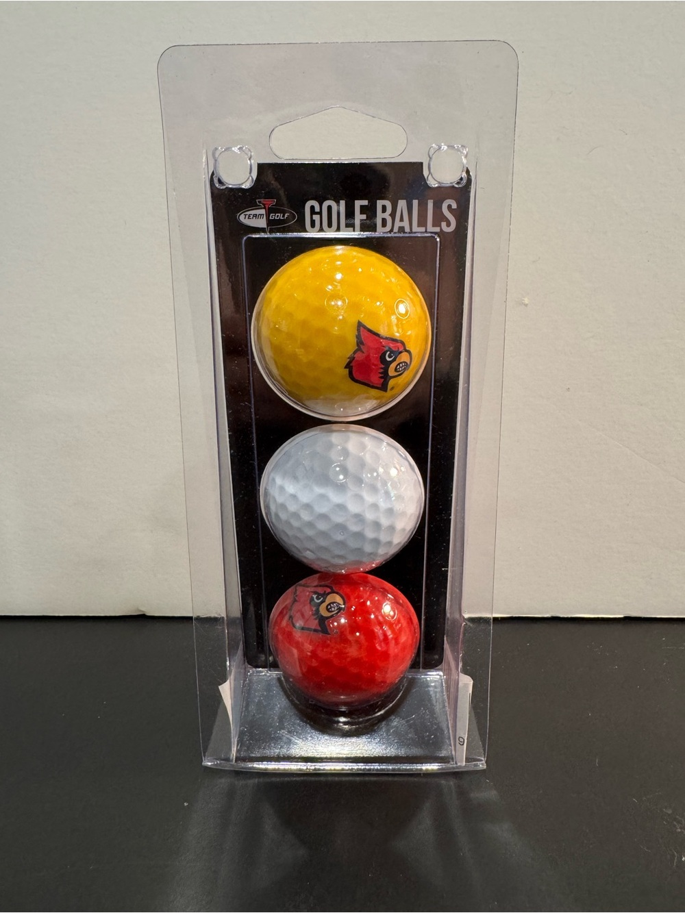 Team Golf University of Louisville Cardinals Golf Ball Set of 3 NWT
